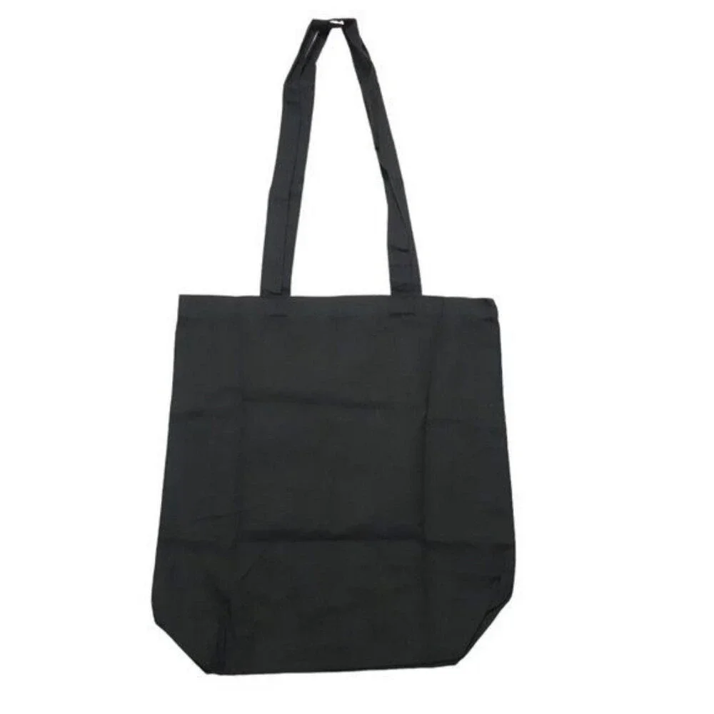 OwlCrate Moon Phases Tote Bag Womens Black Celestial Minimalist Cotton Shopper